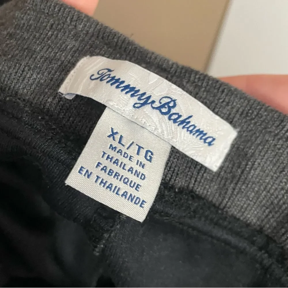 Tommy Bahama Grey Knit Jogger Sweatpants